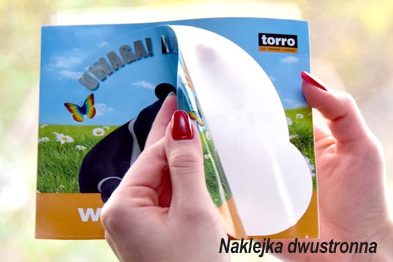 naklejki 2 - stronne